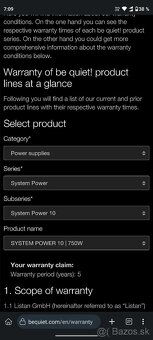 NEROZBALENE 750W, Be quiet SYSTEM POWER 10 750W - 5