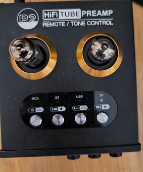 Nobsound Mini elektronkový Bluetooth predzosilovač - 5