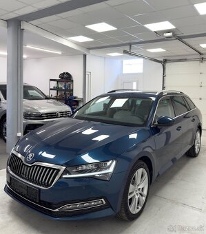 Skoda Superb Premium 2.0TDI 147 KW Webasto/Matrix/360kamera - 5