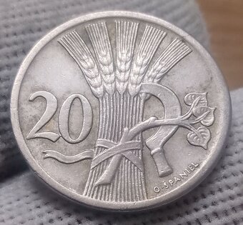 Československé 20 haliere. - 5