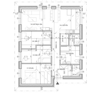 Na predaj 4 izbový rodinný dom v Dolnom Bare - 5