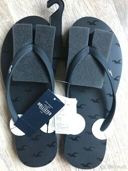 FLIP-FLOP šľapky HOLLISTER  čierne veľ. XS - 5