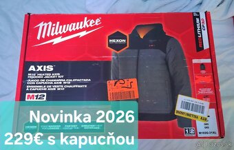 Novinka 2026 Milwaukee vyhrievané Bundy M12 NOVINKA - 5