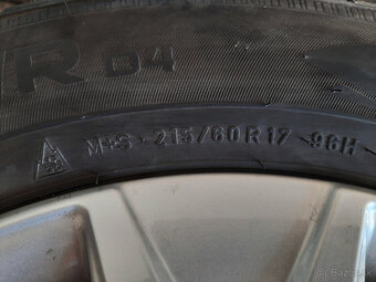 Originál 17" disky Toyota C-HR + zimné pneu 215/60 r17 - 5