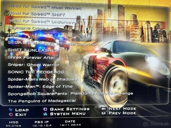 PS3 Slim, 2 ovladace, vela hier - 5