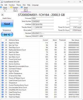 2.5" / 3.5" 160GB, 250GB, 1TB, 2TB HDD - 5