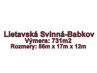 LIETAVSKÁ SVINNA - BABKOV pozemok s výmerou 731m2, okr. Ži - 5