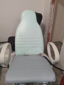Elektrické křeslo modro šedivé 2 motory gerlach - 5