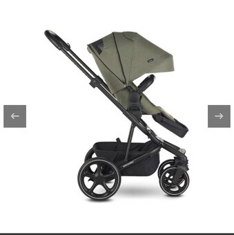 EASYWALKER Set XXL kočík kombinovaný Harvey3 Sage Green s pr - 5