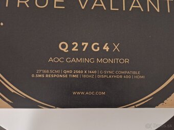AOC G27G4X IPS, 1440p, 180Hz - 5