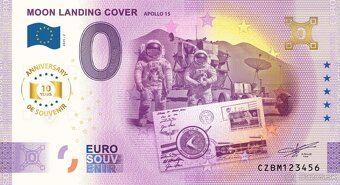 0 € / 0 euro souvenir bankovky - české - 5