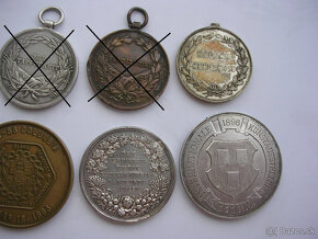 Konvolut medaili rôznych ročníkov v počte 5 kusov - 5