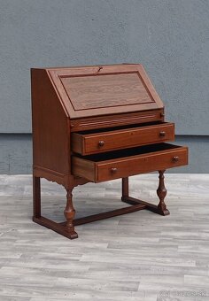 Stôl písací celodrevený. - 5