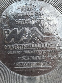 Stará Dizajnova  lampa Martineli - 5