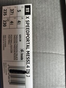 Halovky na futbal Adidas MESSI.4, veľkosť 37 1/3 - 5