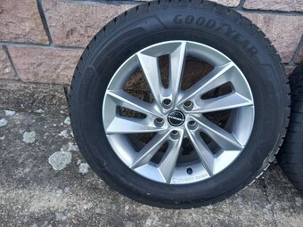 Predám zimné 17" Al disky Škoda Kodiaq 215/65 R17 - 5