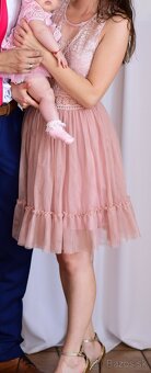 spoločenské šaty s čipkou - 5