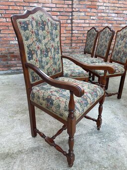 Predám vintage jedálenské stoličky – set 8 kusov - 5