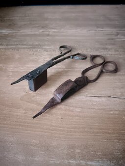 Starožitné nožnice na knôty-kratiknot - 5