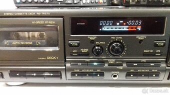 HX PRO kazetovy 2-deck TECHNICS RS-TR575 Dolby B + C = JAPAN - 5