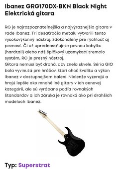 Ibanez GRG170DX elektricka gitara - 5