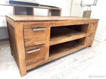 Masivna komoda indicky palisander - 5