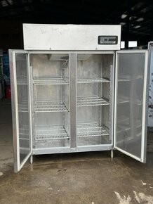 Nerezová lednice dvoudveřová 140x82x205cm - 5