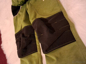 Softshell nohavice - zelené cca 110 - 5