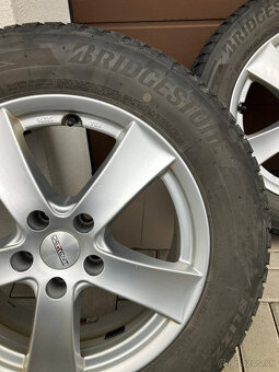Alu Disky 5x112 215/65 R17, zimne pneu - 5