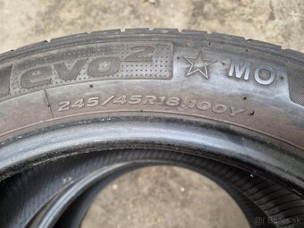 245/45 r18 letné 2 ks HANKOOK dezén 4,6 mm - 5