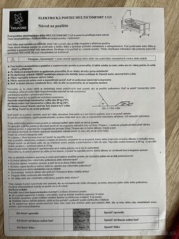 Elektrická polohovateľná posteľ - 5