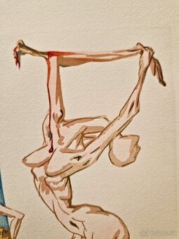 SALVADOR DALI - Obyvatelia Prata (Božská komédia - Dante) (B - 5
