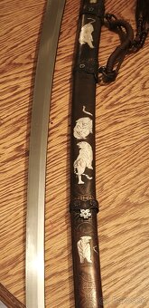 Predám katanu tachi full tang - 5