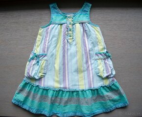 dievčenské šaty a tričko, velkosť 110 - 5