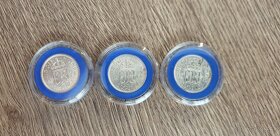 British Six Pence 5-strieborných, 15 cupro-nickel - 5