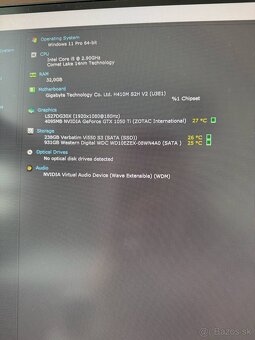 Herný PC - I5 10400F, Nvidia Geforce 1050 TI,32GB RAM - 5