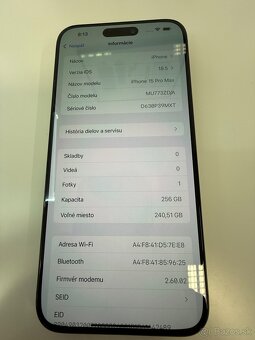 Apple iPhone 15 Pro MAX 256GB - 5