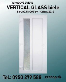 PVC vchodove dvere VerticalGlass - 5