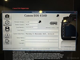 Canon 450D , objektív Canon EFS 18-55 F3,5-5,6 III, Grip - 5