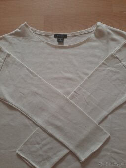 Biela tenká mikina Amisu - 5