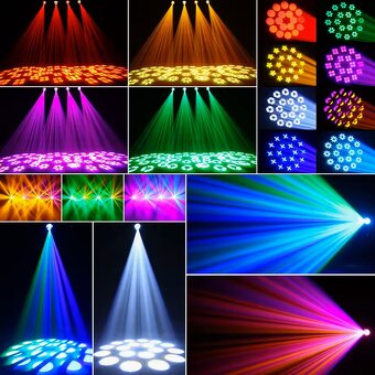 LED Otočné hlavy Spot Prism Head 150W - 5