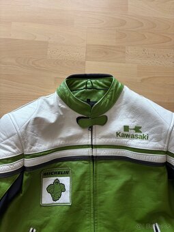 Kožená moto bunda Kawasaki XL - 5