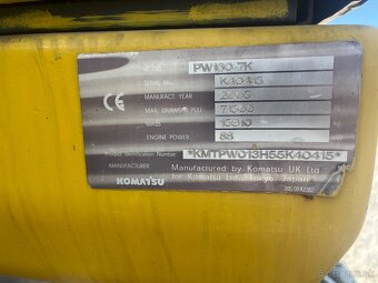 Otočný bager Komatschu PW160 - 5