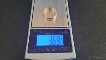 Zlata obrucka panska 14kt - 5