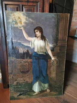 Predám obraz z roku 1889 - 5