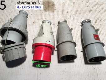 Zásuvky a zástrčky 380 V - 5