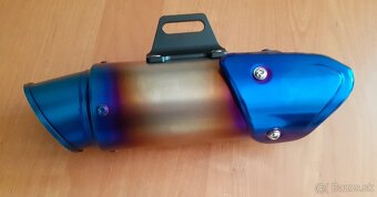 Na predaj ladený, nový, športový nerezový výfuk na   motorku - 5