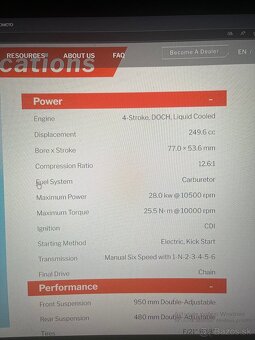 Enduro motorka Kayo k6-r 250 - 5