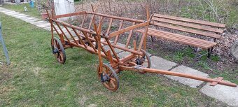 Starý drevený voz - rebriňak - 5