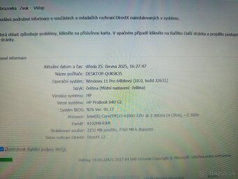 HP ProBook 640 G2 /Dotykový FULLHD/SSD/WIN 11/ - 5